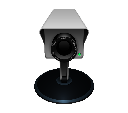 Security company and security guard camera with protection for the individual.